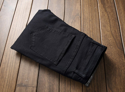 Men's zipper opening jeans