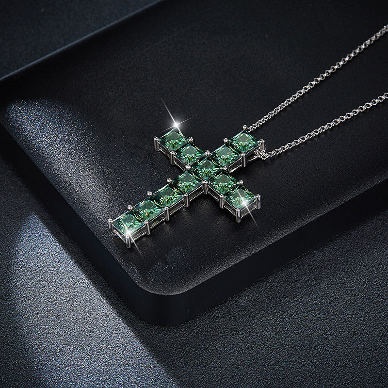 Men's And Women's Cross Fashion Personalized Diamond Necklace