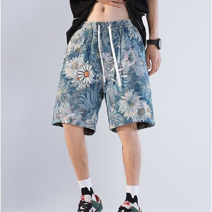 American Retro Shorts Men's Summer pants