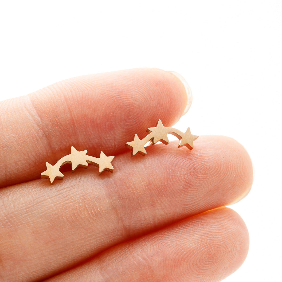 Personalized Mini Star Ear Studs Ins Geometric Five-pointed Star