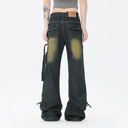 High Street Design Side Adjustable American Yellow Mud Jeans