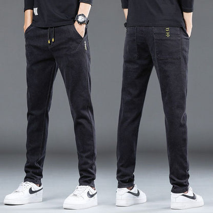 Denim Stretch Casual Men's Trousers Thin