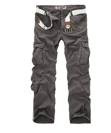 Camouflage cargo trousers