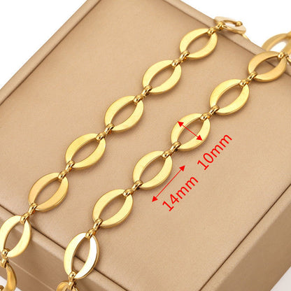 Stainless Steel Chain Necklace DIY Handcraft Jewelry Accessories