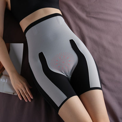 Magic Suspension Waist Girdling Belly Contraction Safety Pants High Waist Boxer Hip Lift Leggings