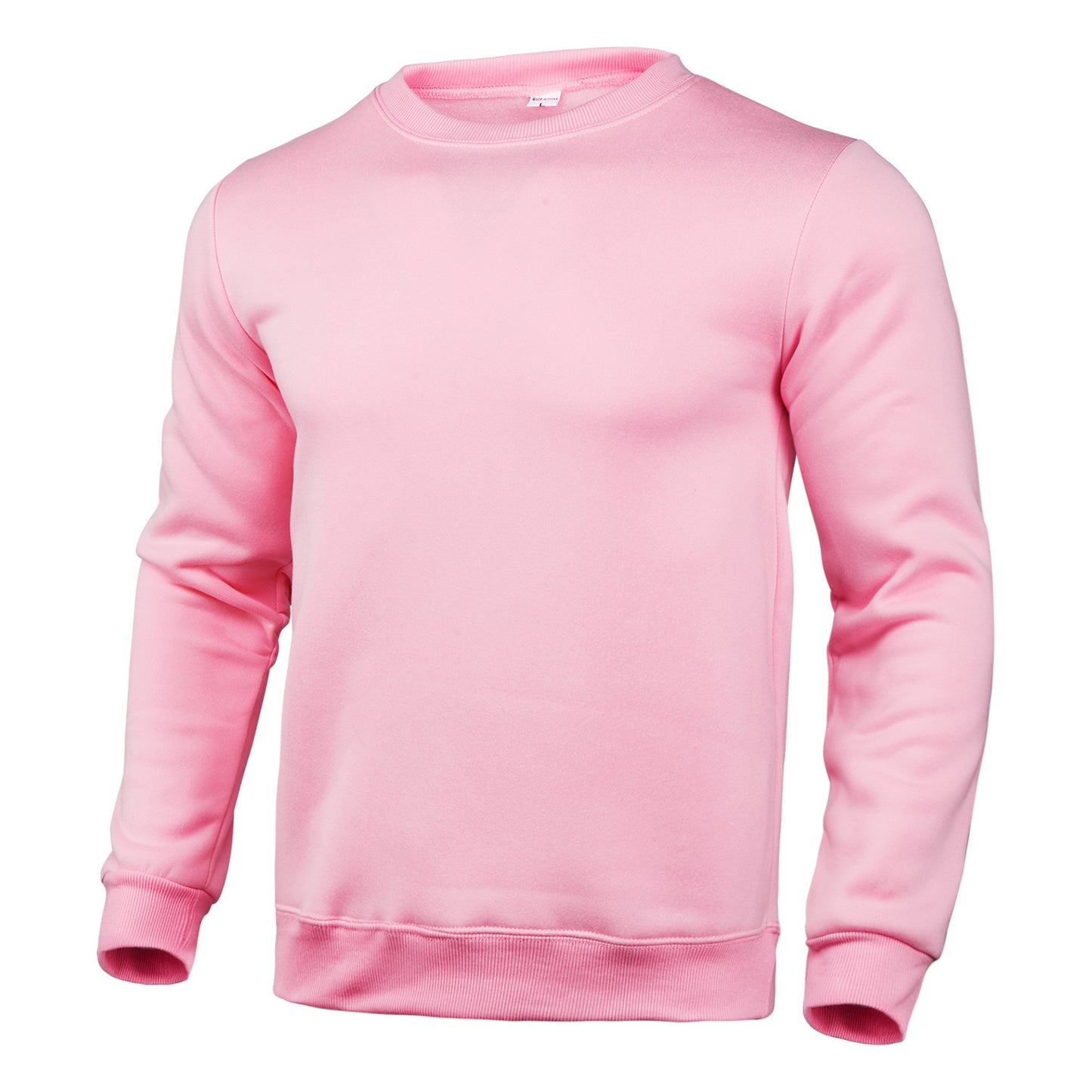 Men's And Women's Casual Sweatshirt Solid Color Round Neck Long Sleeve Pullover