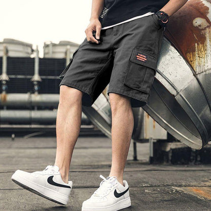 Workwear Shorts Men's Summer Ice Silk Loose Casual Outdoor Thin Section Fifth pants