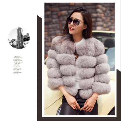 Mink Coats Women Winter New Fashion Coat Elegant Thick Warm Outerwear