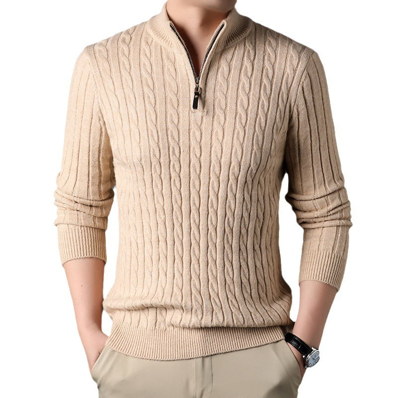 Eight Loose Men's Casual Sweater Coat