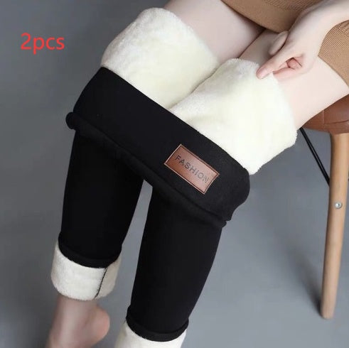 Women's lamb wool leggings