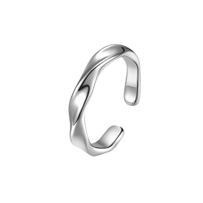 Cool Style Personalized Simple Mobius Strip Ring For Men