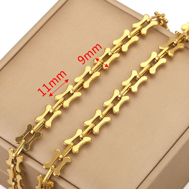 Stainless Steel Chain Necklace DIY Handcraft Jewelry Accessories