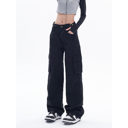 Loose Casual Wide Leg Trousers