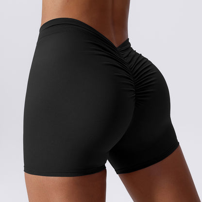 Elastic Suede Yoga Pants