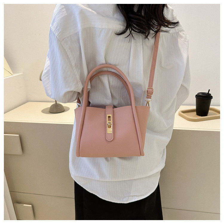 Women's Simple Bucket Casual Portable Shoulder Bag