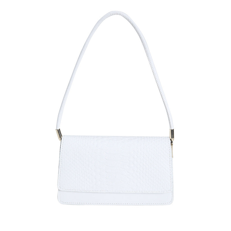 New Trendy Retro Textured Shoulder Bag