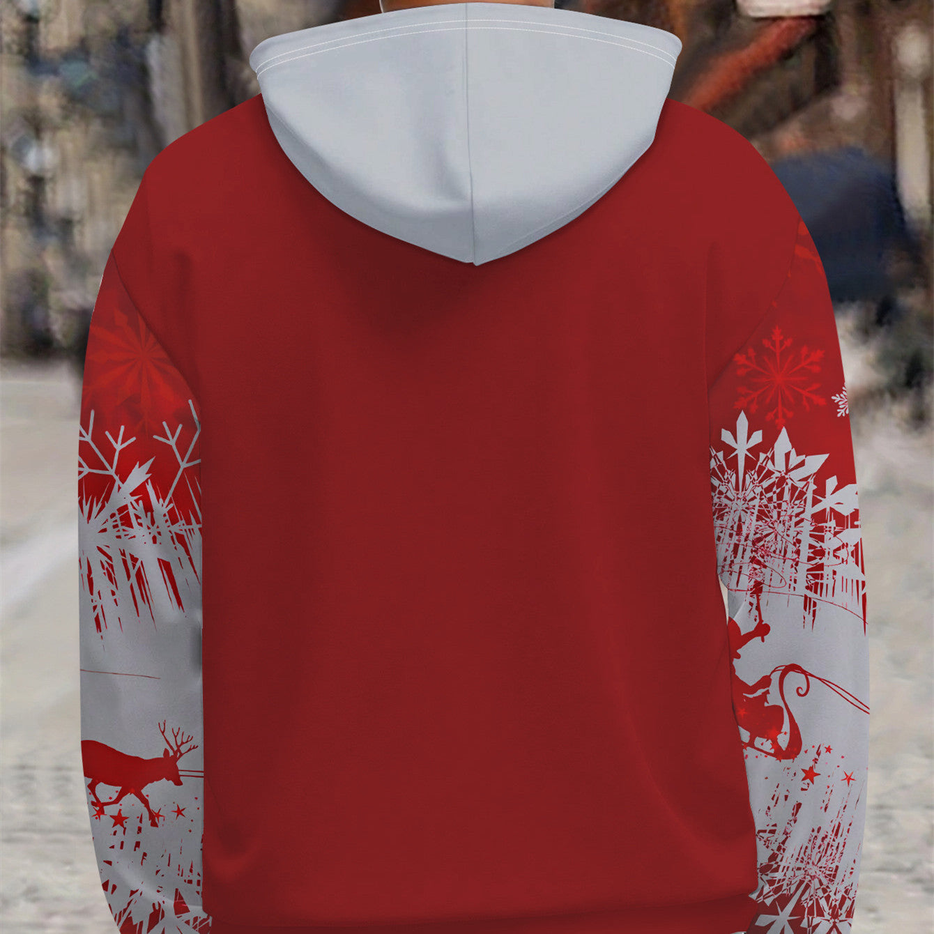 Men's Fashion Wear Sweater Christmas Digital Printing