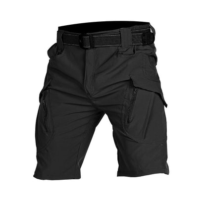 Men's Middle Pants Five-point Breathable Stretch Overalls IX9 Quick-drying Tactical Shorts