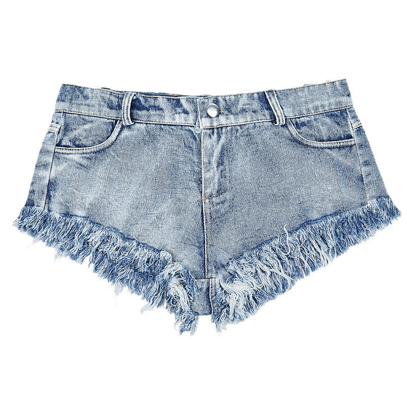 New summer ladies denim shorts shorts and short dress tide sexy