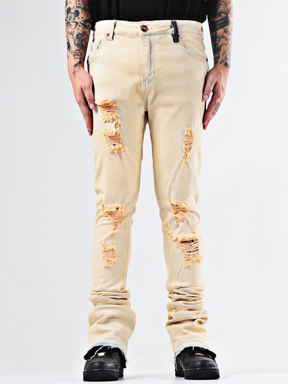 Elastic Youth Heavy Duty Flare Jeans