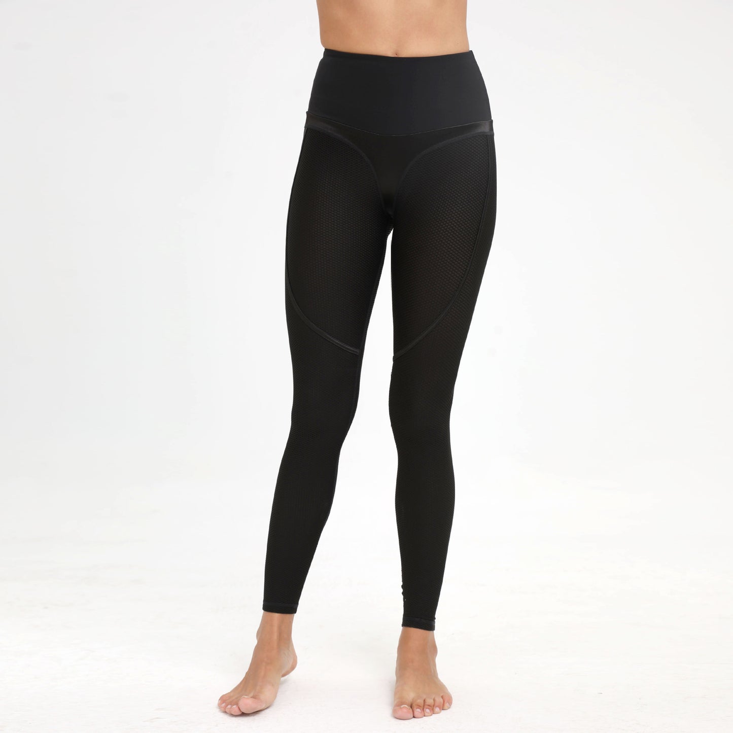 Hip Lift Mesh Sports Stitching Yoga Pants