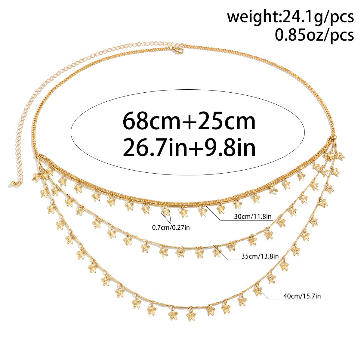 Fashion Waist Chain Butterfly Chain For Women