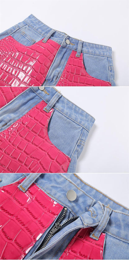 Bag Hip Tight Street Shooting Casual Denim Shorts Women