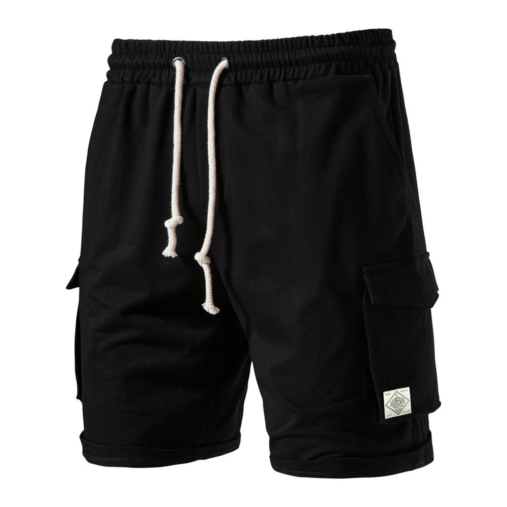 Men's Sports Casual Elastic Waist Tether Shorts