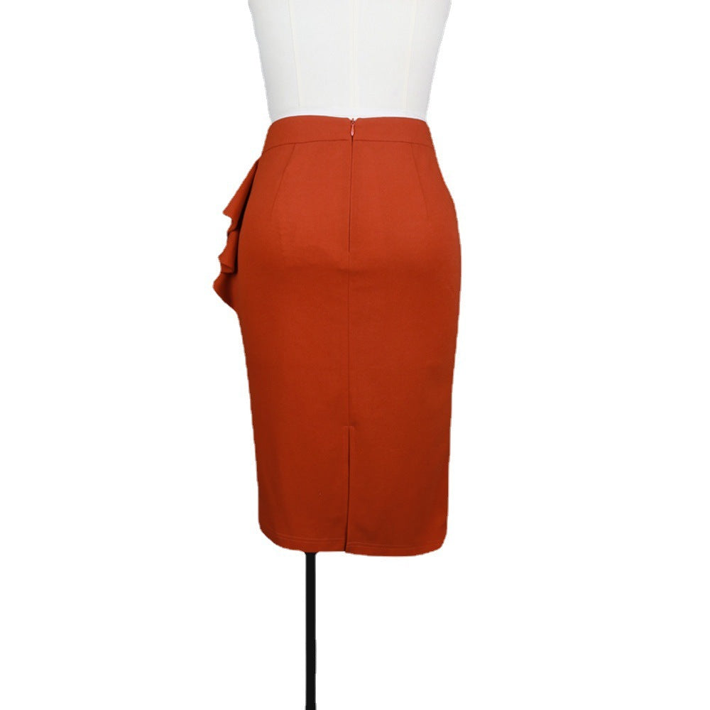 Slim Fit Fungus Casual All Match Women Skirt