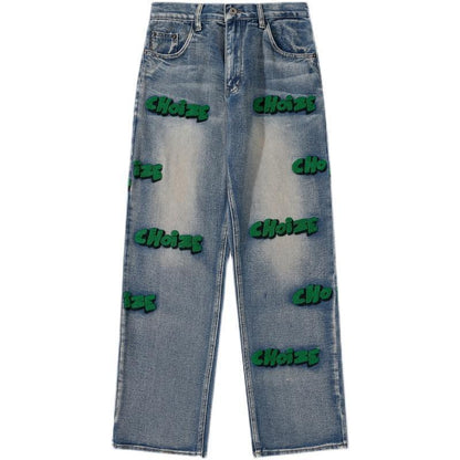 Women's American Style Street Harajuku Jeans