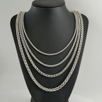 Stainless Steel Necklace 18K Gold Keel Chain Necklace