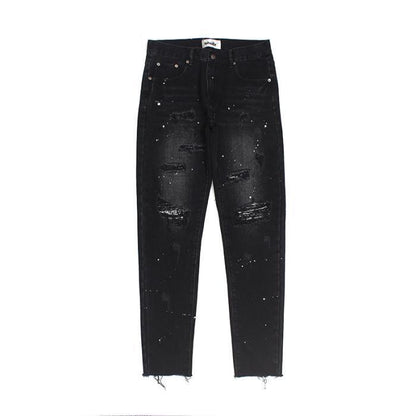 Occidental High Street Black Broken Jeans Male