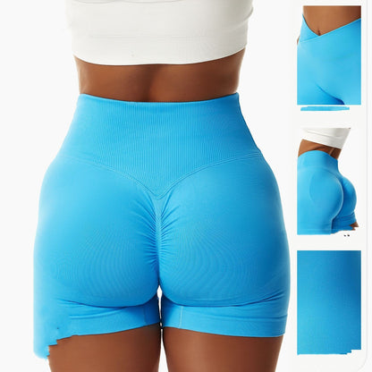 Tight Seamless Sports Shorts For Women