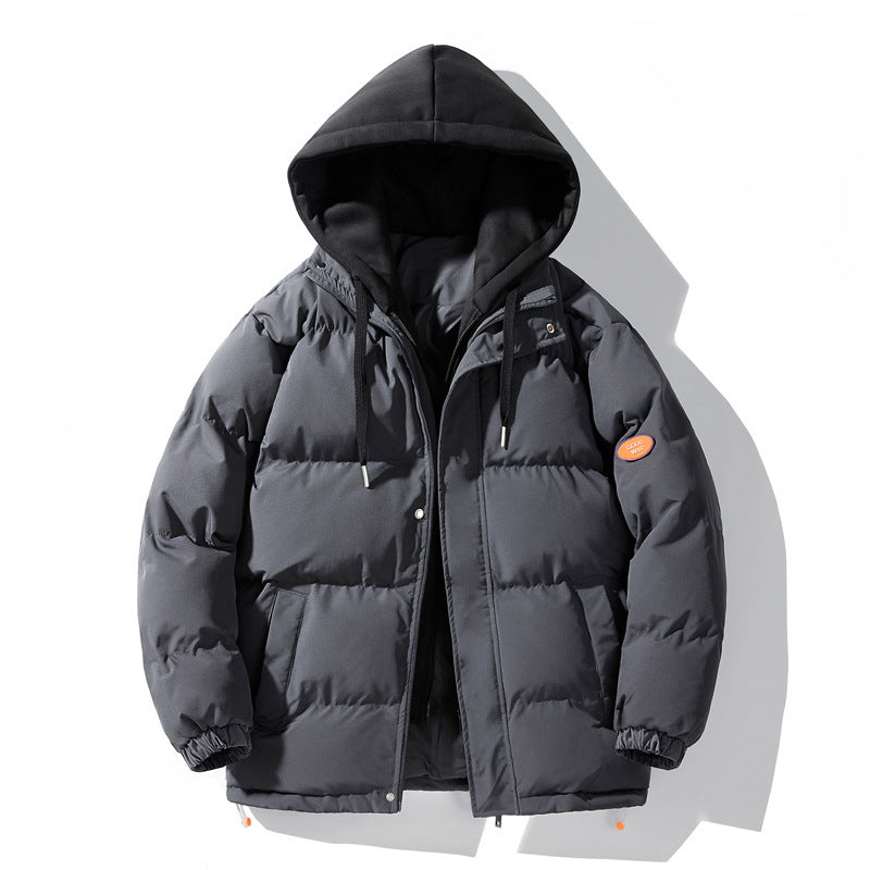 Men's Cotton-padded Hooded Thickened Sports Jacket