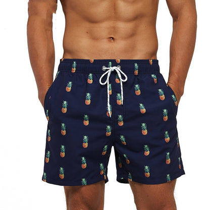 Men's Fashion Casual Loose Print Beach Shorts