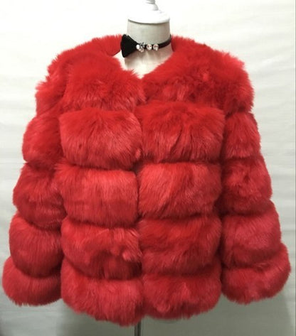 Mink Coats Women Winter New Fashion Coat Elegant Thick Warm Outerwear