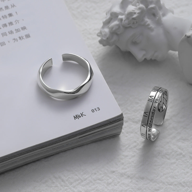 Cool Style Personalized Simple Mobius Strip Ring For Men