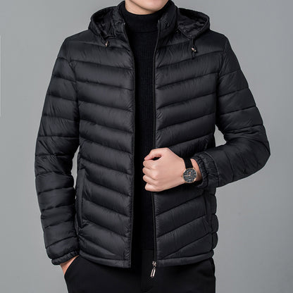 Men's Outfit Cotton Jacket Double-sided Wear