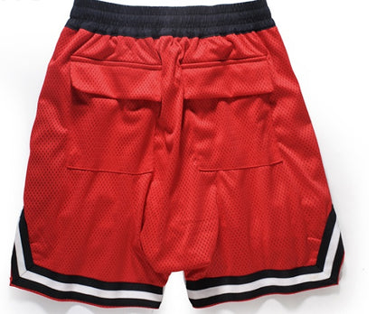 Spring and summer new style popular logo men's zipper men's shorts baggy sports pants