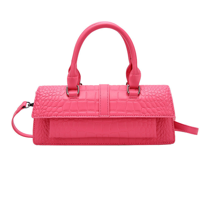 Fashion Crocodile Pattern Women's Small Square Bag