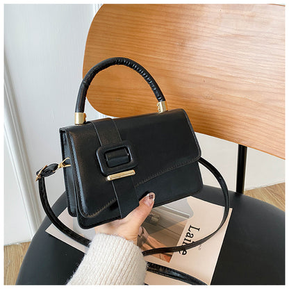 Simple Fashion Shoulder Textured Small Square Bag