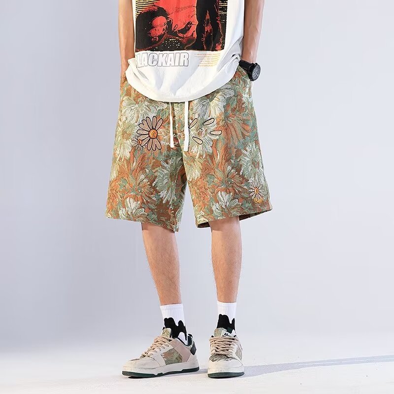 American Retro Shorts Men's Summer pants