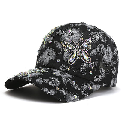 Butterfly Peaked Cap Sun Hat Women's