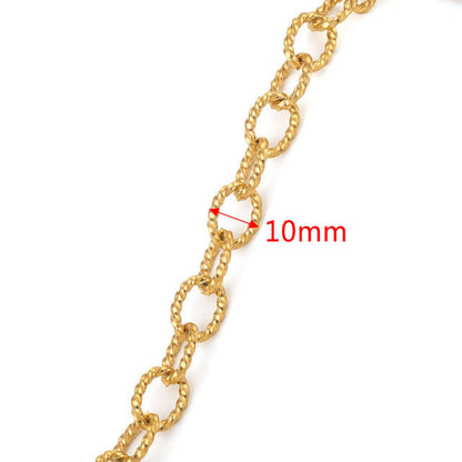 Stainless Steel Chain Necklace DIY Handcraft Jewelry Accessories