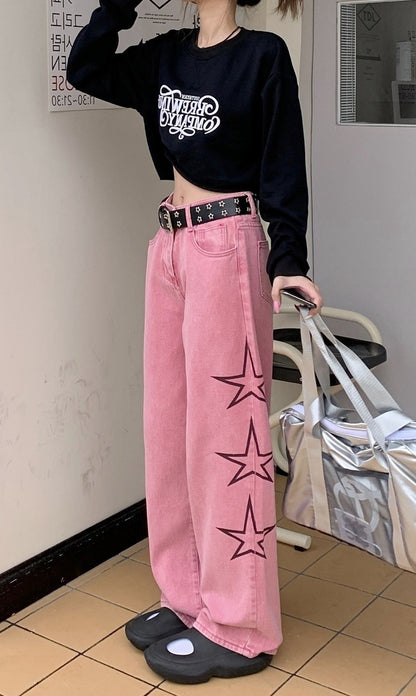 Fashion Retro All-matching Straight Draped Pants