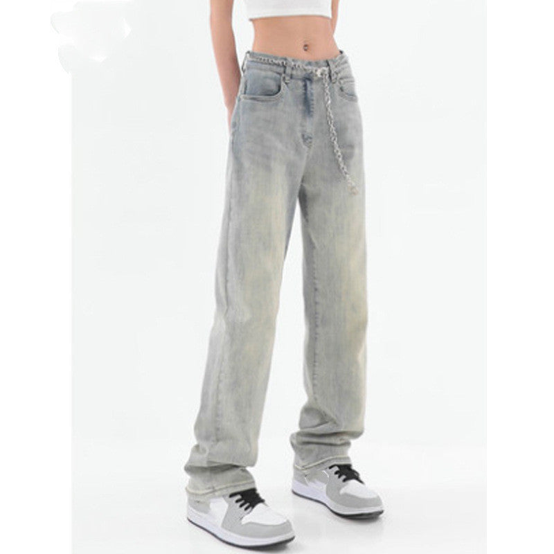 Street Wash Distressed Casual Pants