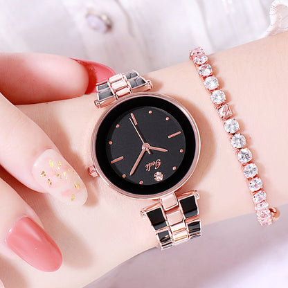 Ladies Watch Trendy Student White Quartz