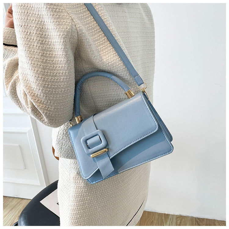 Simple Fashion Shoulder Textured Small Square Bag