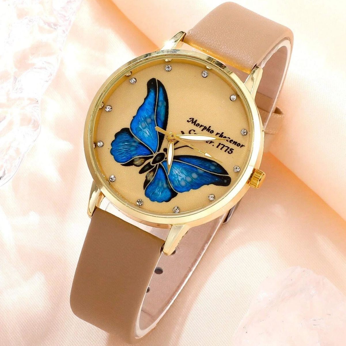 All-match Fashion Butterfly Women's Belt Watch Suit