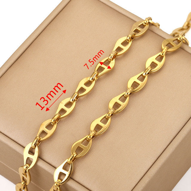 Stainless Steel Chain Necklace DIY Handcraft Jewelry Accessories